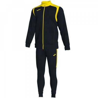 Спортивный костюм Joma CHAMPION V 101267.109 черная кофта с желтыми вставками и черные брюки
