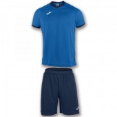 Комплект игровой Joma синяя футболка с темно-синими шортами, модель ACADEMY 101097.703