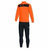 Спортивный костюм Joma ACADEMY II 101352.801 оранжевый с черными брюками